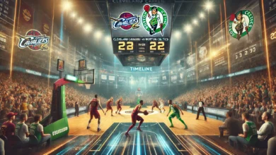 Cleveland Cavaliers vs Boston Celtics Timeline